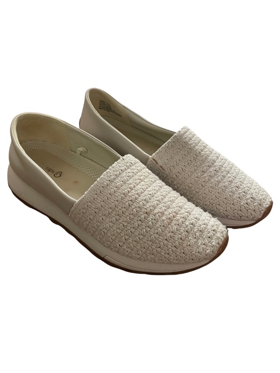 BareTraps Shoes - BareTraps 9.5 Women's Cream Woven Slip-On Loafers